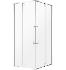 Душевой уголок AQUAme AQM7102 90х90, профиль хром