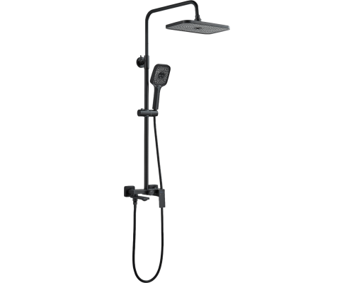 Душевая стойка Shevanik S9636H черная Душевая стойка Shevanik S9636H черная