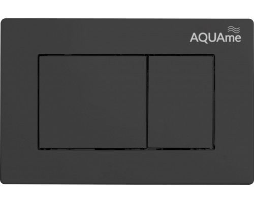 AQM4102B Панель смыва AQUAme, пластик, черный AQM4102B