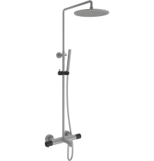 Душевая стойка AltroBagno Intento 030421 GrNe, серая, черная