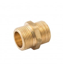 Ниппель, ELSEN, Metalit, НН, 3/8, 3/8, латунь, равнопроходной