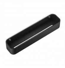 Decor Walther Black Stone Полочка для душа 45x10см., подвесная, цвет: черный матовый/хром. 0973964