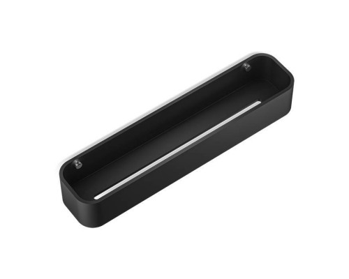 Decor Walther Black Stone Полочка для душа 45x10см., подвесная, цвет: черный матовый/хром. 0973964