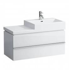 Laufen Case For Living City Тумба с раковиной 99х45.5x45.5см., 2 ящика, цвет: белый матовый. 8.1843.1.000.104.1,  4.0128.2.075.463.1