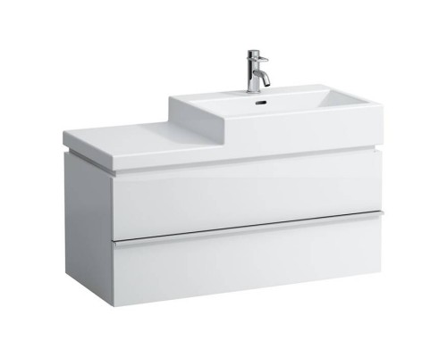 Laufen Case For Living City Тумба с раковиной 99х45.5x45.5см., 2 ящика, цвет: белый матовый. 8.1843.1.000.104.1,  4.0128.2.075.463.1