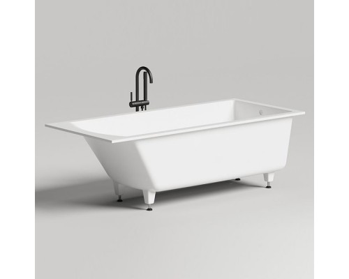 Salini Cascata KIT Встраиваемая ванна 1700х700х600м м., донный клапан Click-Clack белый, сифон, ножки, мат-л: S-Stone, цвет: белый матовый. 104823M Salini Cascata KIT Встраиваемая ванна 1700х700х600м м., донный клапан Click-Clack белый, сифон, ножки, мат-л: S-Stone, цвет: белый матовый. 104823M