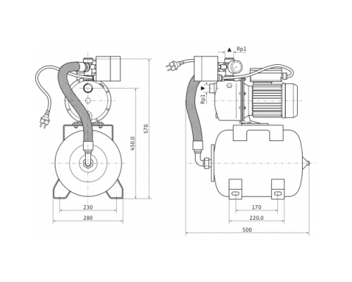 Насосная станция Wilo HWJ-203-EM-R (2451056) Насосная станция Wilo HWJ-203-EM-R (2451056)
