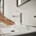 Hansgrohe Finoris Смеситель для раковины, 1 отв., с донным клапаном Push-Open, цвет: хром. 76023000