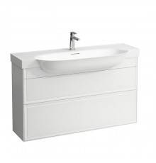 Laufen New Classic Тумба с раковиной, 117.5x31.5x67.5см, 2 ящика, подвесная, цвет: белый матовый. 8.1385.8.000.104.1,   4.0605.2.085.170.1