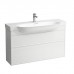 Laufen New Classic Тумба с раковиной, 117.5x31.5x67.5см, 2 ящика, подвесная, цвет: белый матовый. 8.1385.8.000.104.1, 4.0605.2.085.170.1