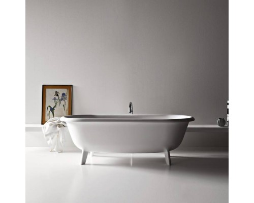 Agape Ottocento Small Ванна отдельностоящая 155x77.5x58 см, слив-перелив полированный хром, цвет: белый. AVAS0967ZZSP Agape Ottocento Small Ванна отдельностоящая 155x77.5x58 см, слив-перелив полированный хром, цвет: белый. AVAS0967ZZSP