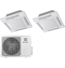 Мультисплит-система Electrolux Super Match ERP R32 EACO/I-24 FMI-3/N8_ERP 12 м2 + 12 м2, с лицевыми панелями