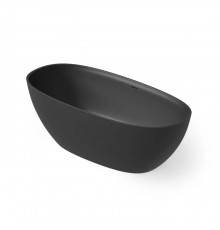 Dea Design Edge Ванна 160x76x56см., отдельностоящая, Solid Surface, цвет: Black №16. DD8928 1600 16