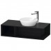 Duravit D-Neo Тумбочка подвесная компакт 100x48х26см., раковина, 1 открытое отделение на левой стороне, цвет: Black Oak. 2328400000,  DE493901616