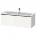 Duravit D-Neo Тумбочка подвесная 121х44x46.2см., раковина, 1 ящик, цвет: белый высокоглянцевый. 2336120000,  DE426402222