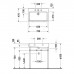 Duravit Vero Раковина накладная 70x47см, с 1 отв., с переливом, цвет: белый. 0454700000