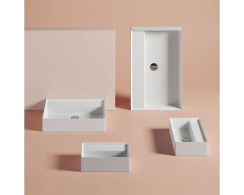 Artceram Scalino Раковина накладная 50х27см, с 1 отв., цвет: белый матовый. SCL006 05 00 Artceram Scalino Раковина накладная 50х27см, с 1 отв., цвет: белый матовый. SCL006 05 00