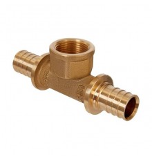 Тройник прямой Hoobs переходный с внутр. резьбой 25х3.5-G3/4 -25х3.5. HB-PEXTG-253425