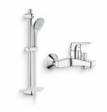 Душевой комплект Смеситель Grohe BauFlow 23601000 + Гарнитур Euphoria 110 Mono 27266001