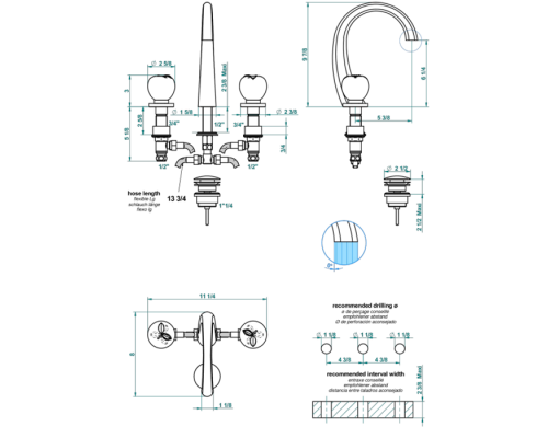THG Pomme cristal lustreacute; or Смеситель для раковины, 3 отв., цвет: светлое золото. A46-F30-151 THG Pomme cristal lustreacute; or Смеситель для раковины, 3 отв., цвет: светлое золото. A46-F30-151
