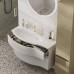 Kerama Marazzi Riva Раковина 100.7х48х15см., накладная, мебельная, с крепежом, левая, 1 отв., с переливом, цвет: белый глянцевый