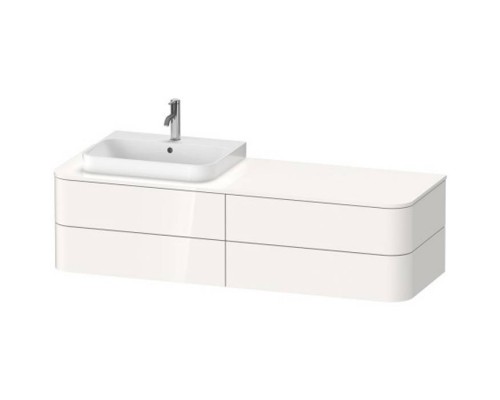 Duravit Happy D.2 Plus Тумба подвесная 160x55х40.8см, с раковиной и 4 ящиками, цвет: белый глянцевый. 2360600000, HP031HL2222, HP4973L2222 Duravit Happy D.2 Plus Тумба подвесная 160x55х40.8см, с раковиной и 4 ящиками, цвет: белый глянцевый. 2360600000, HP031HL2222, HP4973L2222