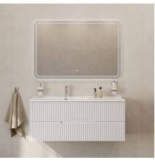 Мебель для ванной комнаты Cezares Duet 120 L bianco lucido, раковина Cezares CZR-8095-120-L