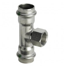 Тройник Viega Sanpress Inox нержавеющая сталь 18х1/2 х18 мм. 437152
