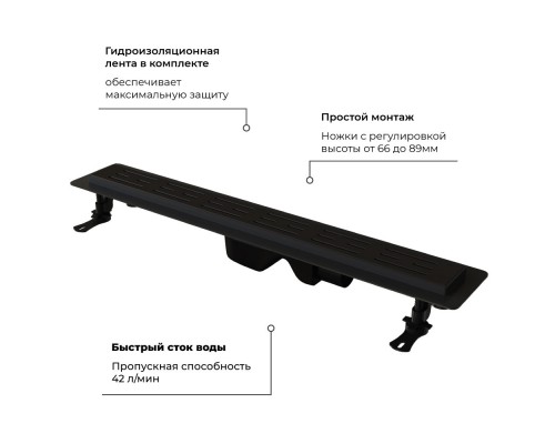 Душевой лоток Drain Leo-30B