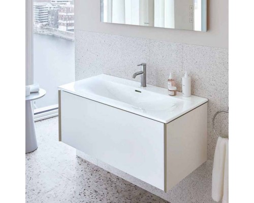 Duravit XViu Тумба подвесная 81x48x40см с раковиной, с 1 выдвижным отделением, цвет: белый глянцевый. 2336830000, XV40260B122 Duravit XViu Тумба подвесная 81x48x40см с раковиной, с 1 выдвижным отделением, цвет: белый глянцевый. 2336830000, XV40260B122