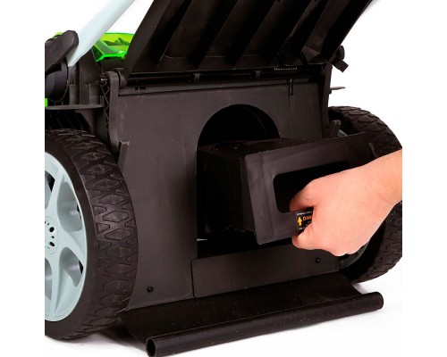 Газонокосилка аккумуляторная Greenworks G40LM49DB Twin Force (без АКБ и ЗУ) Газонокосилка аккумуляторная Greenworks G40LM49DB Twin Force (без АКБ и ЗУ)