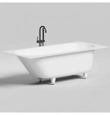 Salini Ornella Kit Встраиваемая ванна 180х80х60cм, овальная чаша, донный клапан, сифон, щелевой слив-перелив, S-Stone, цвет: белый матовый. 102422M