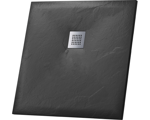 Поддон для душа Grossman Strong GR-S29090Q 90х90 см, графит