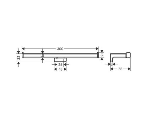 Hansgrohe AddStoris Держатель т/б, двойной, цвет: шлифованная бронза. 41748140 Hansgrohe AddStoris Держатель т/б, двойной, цвет: шлифованная бронза. 41748140