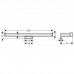 Hansgrohe AddStoris Держатель т/б, двойной, цвет: шлифованная бронза. 41748140