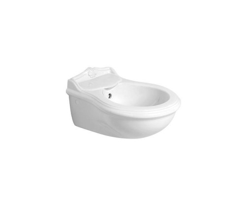 Azzurra Jubilaeum Биде подвесное 55x40xH30 см, с 1 отв. под смеситель, с быстрым креплением для универсального кронштейна, цвет: Bianco lucido. JUBKS000000MBI*1 (JUB500/SOSK bi*1)