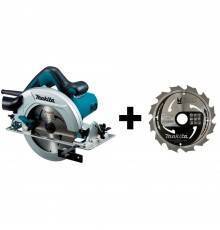 Пила дисковая электрическая Makita HS7601X1+ пильный диск B-31245