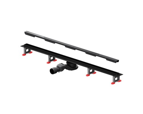 W01SC-S11-100-05BM Трап для душа линейный, универсальный затвор Slim line, 100 см W01SC-S11-100-05BM Трап для душа линейный, универсальный затвор Slim line, 100 см