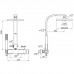 Stella Bamboo Quadro Душевой комплект 3283/420/306-200: смеситель, штанга+ручной+верхний душ 200мм, цвет: хром. BQ 02421 CR00