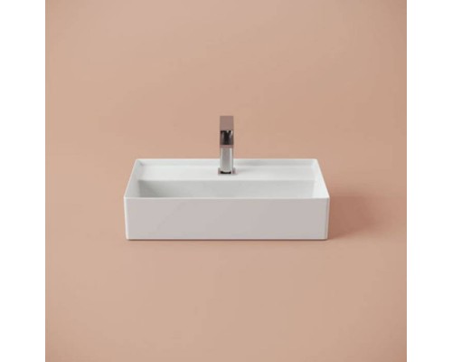 Artceram Scalino Раковина накладная 50х27см, с 1 отв., цвет: белый матовый. SCL006 05 00 Artceram Scalino Раковина накладная 50х27см, с 1 отв., цвет: белый матовый. SCL006 05 00
