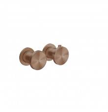 Gessi Origini Смеситель для ванны, встраиваемый, термостатический, цвет: Copper Brushed PVD. 66134#708