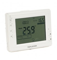 Термостат программируемый комнатный Бастион TEPLOCOM TS-Prog-2AA/8A. 912ТЕПЛОКОМ