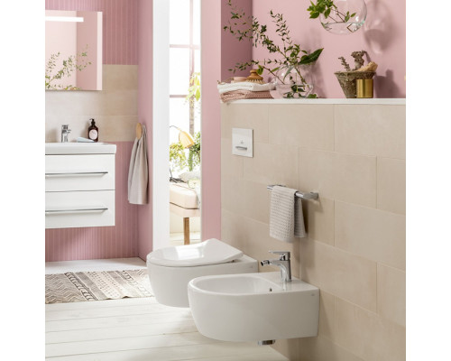 VilleroyBoch Avento Биде подвесное 37x53см, с 1 отв., цвет: альпийский белый	. 54050001