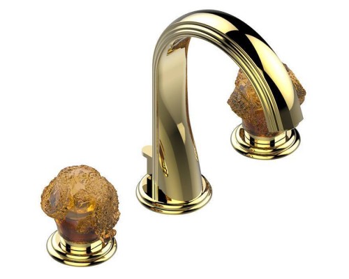 THG Dragon Sun Смеситель для раковины, 3 отв., цвет: золото/хрусталь. U5D-F01-151M THG Dragon Sun Смеситель для раковины, 3 отв., цвет: золото/хрусталь. U5D-F01-151M