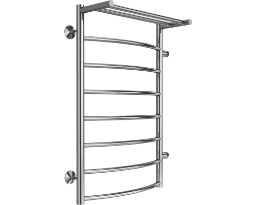 Полотенцесушитель водяной Terminus Классик П8 500х800, с полкой, с боковым подключением 500