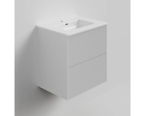 Тумба с раковиной La Fenice Terra Twin 60 подвесная, bianca, раковина Slim Line 60 см Тумба с раковиной La Fenice Terra Twin 60 подвесная, bianca, раковина Slim Line 60 см