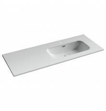 Раковина над стиральной машиной Ceramicanova Element прямоугольная 121 R с чашей справа с отверстием под смеситель цвет белый CN7006R