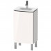 Duravit L-Cube База напольная 44x31.1x70.4см с раковиной, 1 стеклянная полка, 1 дверца, петли слева, цвет: глянцевый белый. LC6580L2222,  07334500411