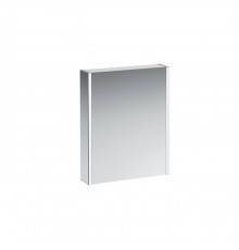 Laufen Frame Зеркальный шкаф 60x75см., LED-подсветка, сенсор, алюминий, 1 дверь, 2 розетки. 4.0840.2.900.144.1