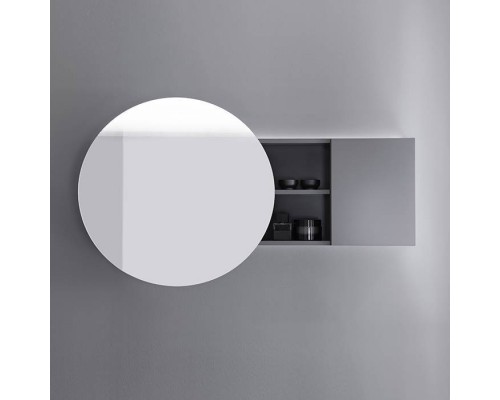 Burgbad Coco Зеркальный шкаф с подсветкой 120x70x17 см, цвет: серый. SPIK120 L F2841